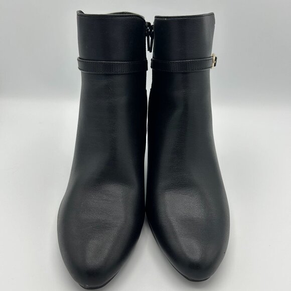 LifeStride Women's Black Ankle Boots 8M Side Zipper Pointed Toe - Picture 5 of 13